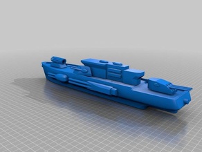 no support battleship remix toys games 3d print model - Mito3D