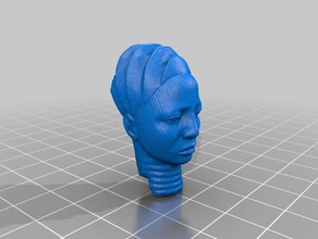 yoruba shrine head high resolution scan minneapolis institute arts scans replicas 3d print model - Mito3D