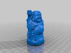 happy buddha scans replicas makerbotdigitizer 3d print model - Mito3D