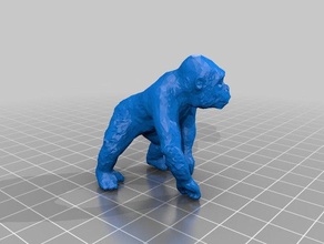 Schimpanse 3d drucken 3d print model - Mito3D