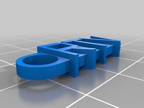rtv keychain organization customized 3d print model - Mito3D