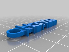 honda Anahtarlık organizasyon özelleştirilmiş 3d print model - Mito3D