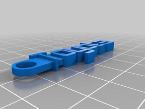 toyota keychain organization customized 3d print model - Mito3D