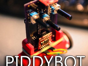 piddybot self balancing teaching tool robotics arduino motors robots wheels 3d print model - Mito3D