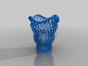funky pencil holder f3d-1 containers shapeshifter vase 3d print model - Mito3D