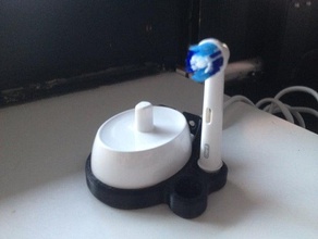 Wandhalterung oral elektrische Zahnbürste Bad 3d print model - Mito3D