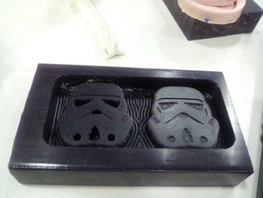 starwars stormtrooper chocolate mold cnc machining kitchen dining 3d print model - Mito3D