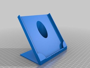 ipad mini stand tablet personalizado 3d print model - Mito3D
