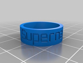 supernatural-dean yüzük özelleştirilmiş 3d print model - Mito3D