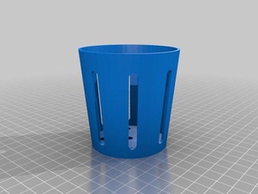 simple orchid pot outdoor garden 3d print model - Mito3D