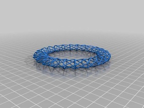 Rahmen ringbracelet Sache Mode angepasst 3d print model - Mito3D
