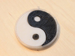 yin yang colar os acessórios o símbolo taijitu ying yinyang 3d print model - Mito3D