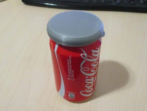 llauna coca cola kapağı olabilir kola tapon para lata başına dokunun mutfak yemek refresc 3d print model - Mito3D