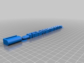 professor de caneta kelterborn office personalizado 3d print model - Mito3D