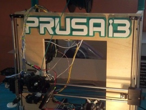 prusa i3 Titel-board Zeichen logos 3d bar dual-Farbe inset Anfang 3d print model - Mito3D