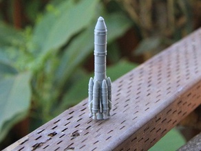 kerbalx de 4 polegadas foguete modelo réplica uma nave espacial modelos rocketship navio espaço 3d print model - Mito3D
