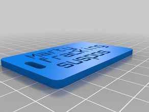 marty marca organização personalizado 3d print model - Mito3D
