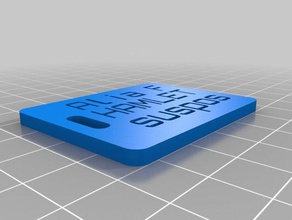 cosas de la etiqueta organización personalizado 3d print model - Mito3D