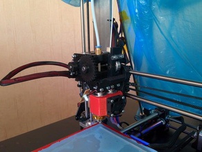 e3d i3ext dual hybrid extruder printer extruders bowden direct geared metal sgraber 3d print model - Mito3D