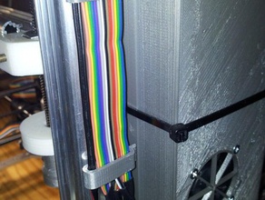 k8200 3drag ribbon cable clip printer accessories velleman 3d print model - Mito3D