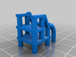 mrh step ladder Modell Möbel is318 nyupoly 3d print model - Mito3D