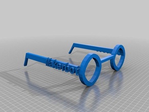 la mia su misura massiccia occhiali 3d print model - Mito3D