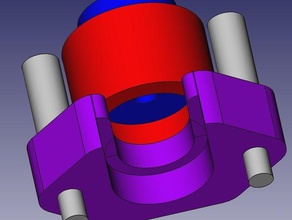 quick dirty Kopf merlin hotend montieren k8200 3drag Drucker Zubehör 3d print model - Mito3D