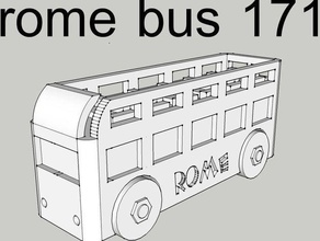 rome bus construction toys 3d print model - Mito3D