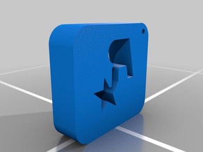 rockstar Schlüsselanhänger Mode 3d print model - Mito3D