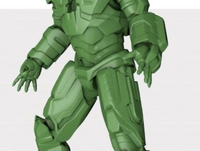 géant de la machine guerre hq pièces accessoires jeu fer à repasser ironman l'homme couleur militaire 3d print model - Mito3D