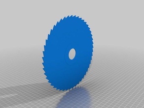 disco de serra circular a máquina ferramentas 3d print model - Mito3D