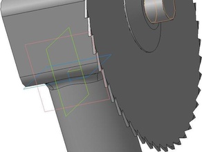 angular disk saw machine tools 3d print model - Mito3D