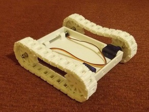 caterpillar Roboter-tracks tank kompatibel micro servo Robotik 3d print model - Mito3D