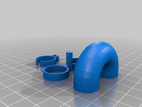 my customized lairdwarp rollercoaster construction toys 3d print model - Mito3D