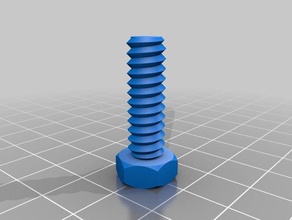 il mio personalizzato dado di lavoro bullone rondella filettata fabbrica fai da te 3d print model - Mito3D