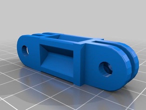 snowboard casco de extensión la gopro cámara personalizado 3d print model - Mito3D