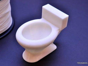 tuvalet fincan şeklinde mutfak yemek mug kap kupa 3d print model - Mito3D