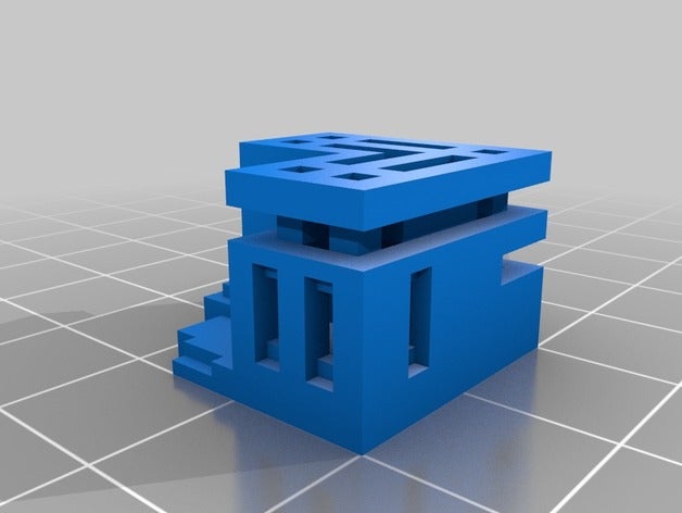 mc house gli edifici strutture 3D print model - Mito3D