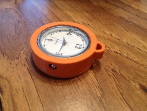 el reloj de bolsillo del convertidor accesorios la joyería openscad paramétrico 3d print model - Mito3D