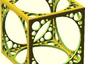 sierpinski cubo matemática arte 3d print model - Mito3D