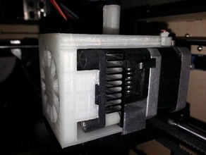 flashforge creator double ventilateur unique de la garde filament du tube guide 3d l'imprimante accessoires 3d print model - Mito3D