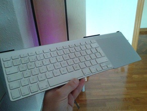 apple wireless keyboard magic trackpad joiner computer 3d holder mac macintosh model useful 3d print model - Mito3D