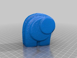 elefante varreduras réplicas makerbotdigitizer 3d print model - Mito3D