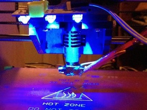 led de montaje del extrusor 3d la impresora accesorios 3d print model - Mito3D