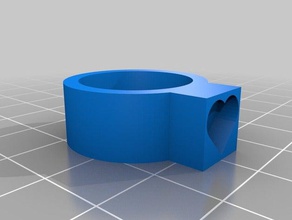 my customized matching ring male rings 3d print model - Mito3D