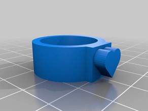 mi personalizados coincidencia anillo de mujer anillos 3d print model - Mito3D