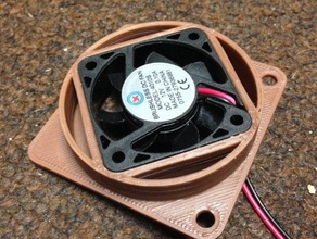 40mm fan adaptörü yazdırma soğutma tutucu makerfarm prusa i3 3d yazıcı aksesuarlar fanı 3d print model - Mito3D