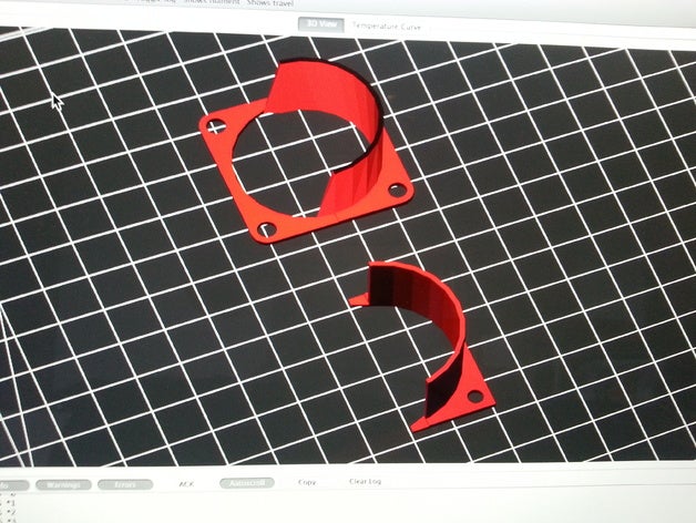 fan del deflettore 3d la stampante accessori 3D print model - Mito3D