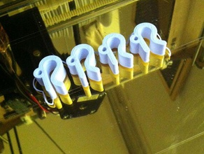 parametric filament clip 3d printer accessories 3d print model - Mito3D