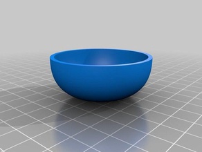 superbowl Container customizer openscad superellipse 3d print model - Mito3D